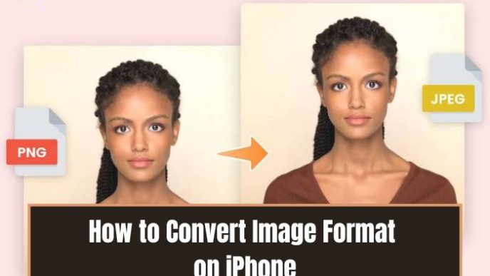 How to convert image format on iphone