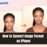 How to convert image format on iphone