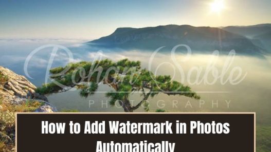 How to add watermark to photos