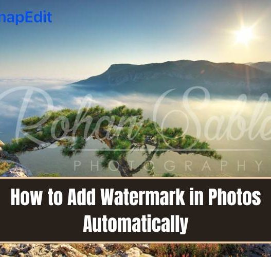 How to add watermark to photos